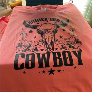 Simmer down cowboy tee
